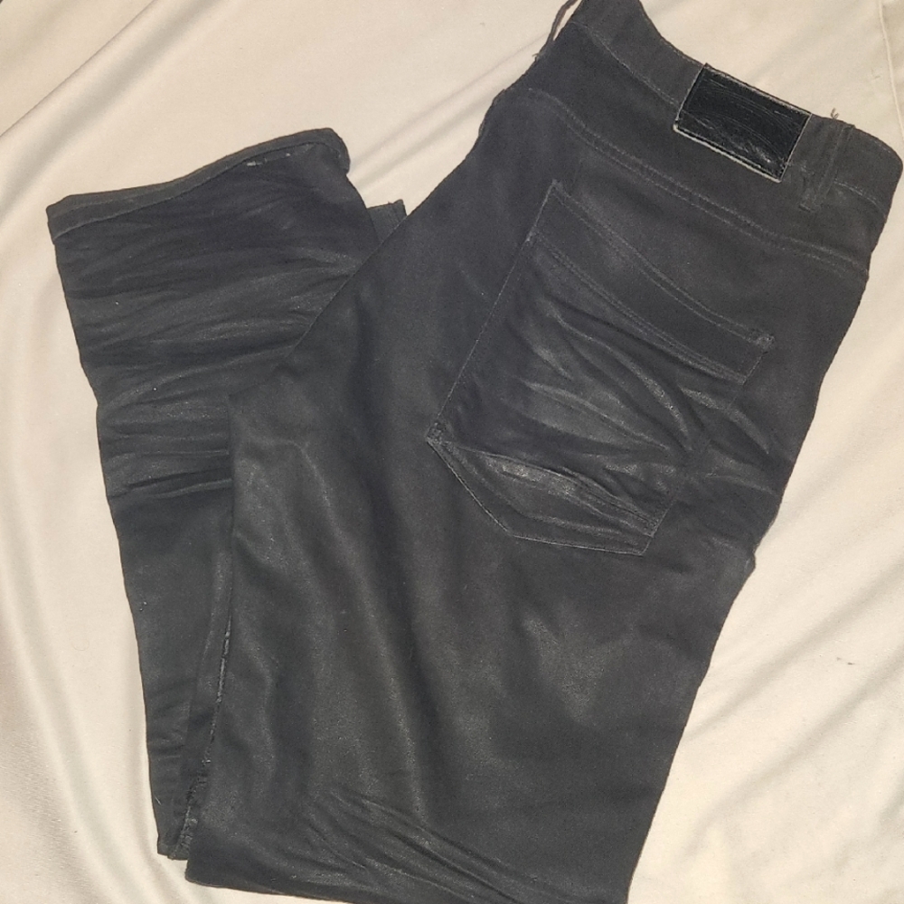 Stylish Smoke Rise Black Mens Size 40 Jeans